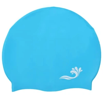 Image of Splash About Soaked Silicone Swim Hat Turquoise