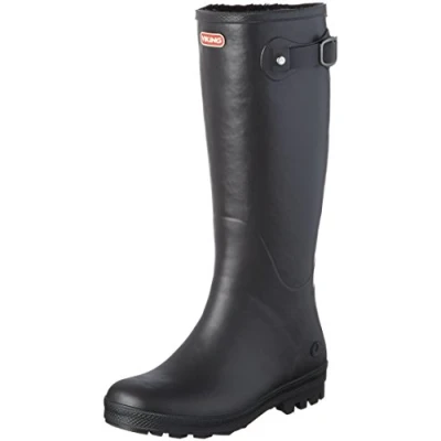 Image of Viking FOXY WARM Wellies, Women&#039;s, Size: 3.5, Black Natural rubber