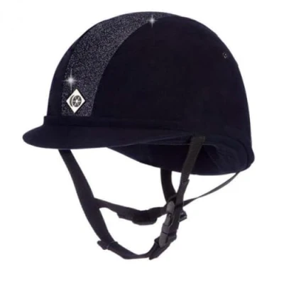 Image of Charles Owen Yr8 Sparkly 6 5/8 (54cm) Navy/Navy Bling