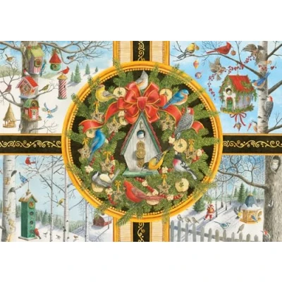 Image of Ravensburger Christmas Songbirds 500 Piece Jigsaw Puzzles for Adults &amp; Kids Age 10 Years Up
