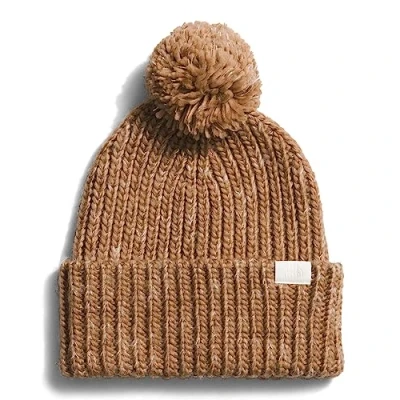 Image of THE NORTH FACE Beanie Nf0A7Rhz Hat Almond Butter/Gardenwht One Size