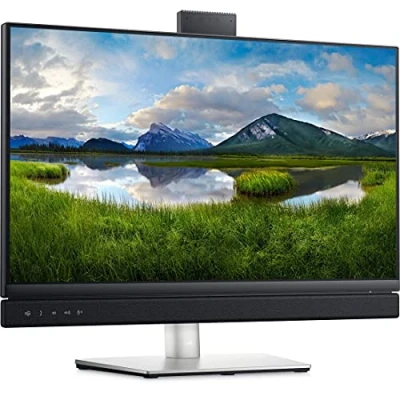 Image of Dell 24 Video Conferencing Monitor C2422HE with POP UP 5MP IR Camera Dual 5W Integrated Speakers and a Dedicated Microsoft Teams Button