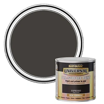 Image of Rust Oleum Universal Gloss Espresso 250ml, AMZ0102