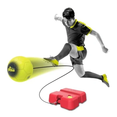 Image of Swingball Reflex Soccer Football Training Aid, Outdoor Activities, Garden Games, Practice, Game, Football, Suitable for Boys and Girls Aged 6 years+