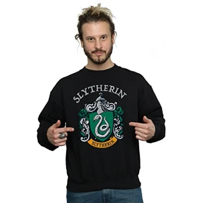 Image of Harry Potter Slytherin men&#039;s Sweatshirt in Black