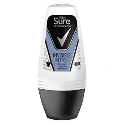 Image of Sure Invisible Ice Anti perspirant Deodorant Roll On 6 x 50 ml