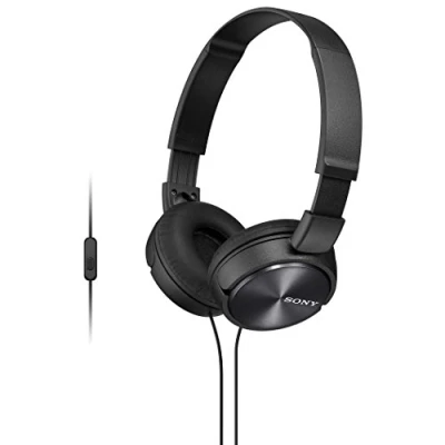 Image of SONY MDR ZX310APB Headphones Black, Black