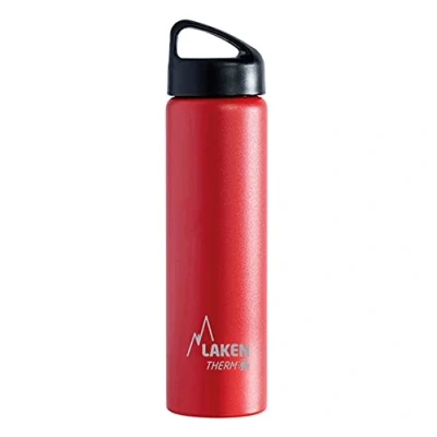 Image of Laken Thermo Classic Vacuum Insulated Stainless Steel Water Bottle Wide Mouth 750ml, Red