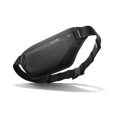Image of Spigen Life Klasden Waist Bag KD411 Belt for Men and Women Travel, Sports Outdoor Activities Black