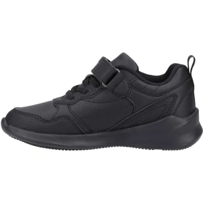 Image of Hush Puppies Unisex Kids Marling Bungee Lace Senior Shoe, Black, 6 UK