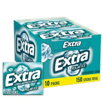Image of Wrigley&#039;s Polar Ice Gum 10/15 ct. packs