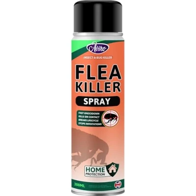 Image of Aviro Flea Spray For The Home Fast Acting Killer Treatment House. Professional And Safe To Use Household Immediate &amp; Long Term Control Against Fleas