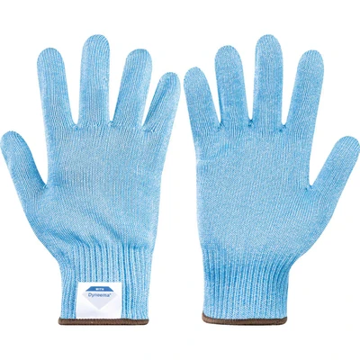Image of Polyco Cut Resistant Gloves, with Dyneema Technology, Blue, Size 8
