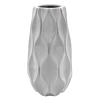 Image of lesser and pavey LP47633 Vase Grey Wave 1 Piece 12x12x23 cm Accessory