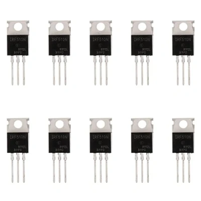 Image of BOJACK IRF510 MOSFET Transistors IRF510N 5.6A 100V N Channel Power TO 220AB (Pack of 10 Pcs)