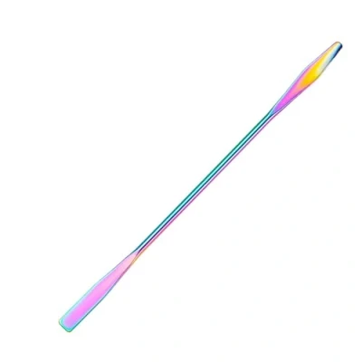 Image of Pro Makeup Cosmetic With Spatula Tool Art Acrylic &amp; Stainless Steel