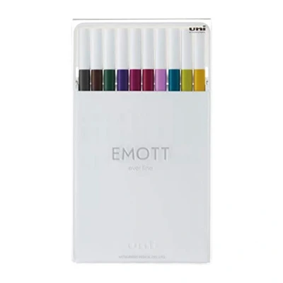 Image of UNI Emott 10 Piece Pastel Set 2, UUEMOTT102