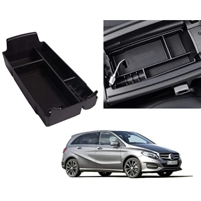 Image of Secondary Storage Box Organiser Centre Console For Arm Rest A Class W177 V177 2018 2024/B W247 2019 2024/ GLA H247 SUV 2020 CLA C118 GLB X247 2023/EQA EQB 2022 2024