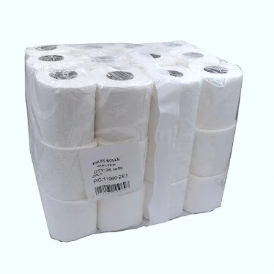 Image of 36 Rolls Economy Soft 2Ply Toilet Paper White Quilted Comfort Tissue Quick Dissolving Absorbent Everyday Necessity for Home and Commercial Use