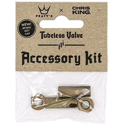 Image of Peatys x Chris King (MK2) Tubeless Valves Accessory Kit