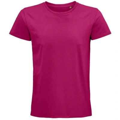 Image of SOLS Unisex Adult Pioneer Organic T Shirt (Fuchsia) Pink Cotton Size Medium
