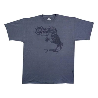 Image of Liquid Blue Unisex&#039;s Grateful Dead Birdsong Short Sleeve T Shirt, Medium Blue, S