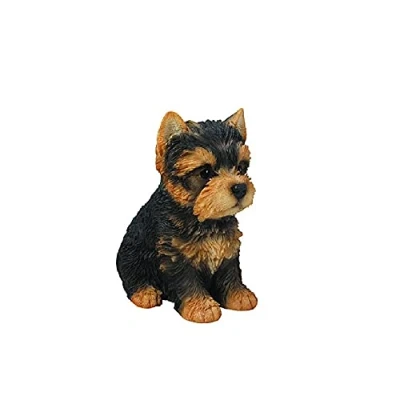 Image of Hi Line Gift Ltd Sitting Yorkshire Terrier Puppy, 65&quot;