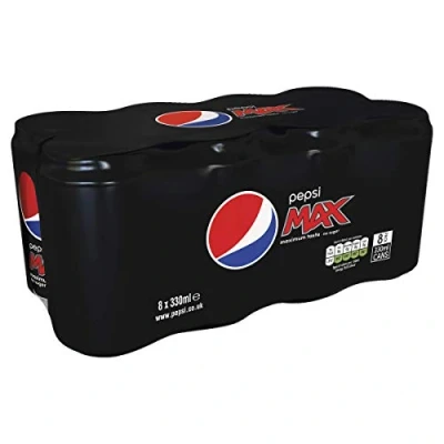 Image of Pepsi Max Cans, 8 x 330ml