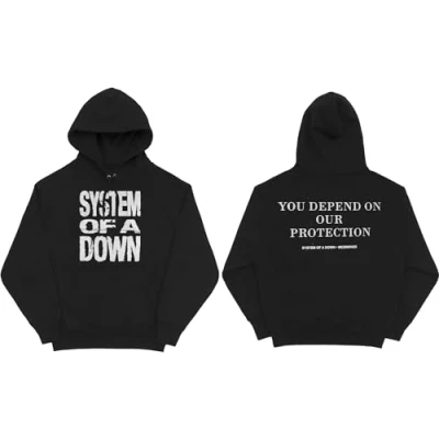 Image of WEA System Of A Down Protection Hoodie, Black, S