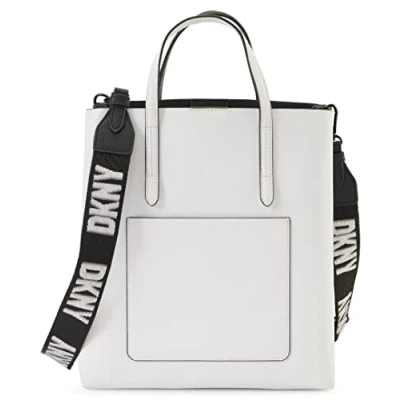 Image of DKNY Women&#039;s R22azs61 xop large Tote, Blk/Opt Wt