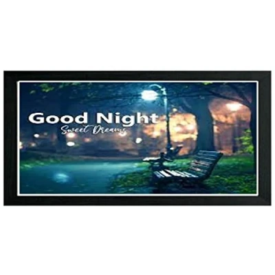 Image of Acrylic Glass Black Picture Frame Wood Photo Wall Hanging Poster Frames For Walls 100cm x 50cm
