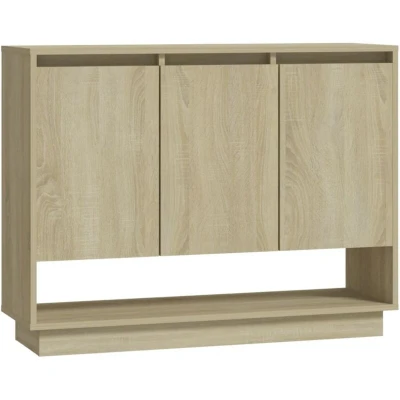 Image of vidaXL Sideboard Sonoma Oak 97x31x75 cm Engineered Wood