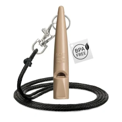 Image of ACME Dog Whistle No. 211.5 + Band The Original from England Loud and Far reaching (Nougat)
