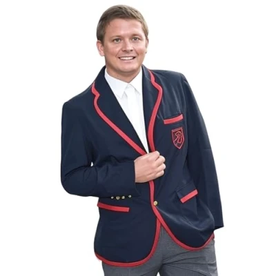 Image of OEM Glee Darlton Warblers Academy Suit Uniform Costume Set (L) Dark Blue
