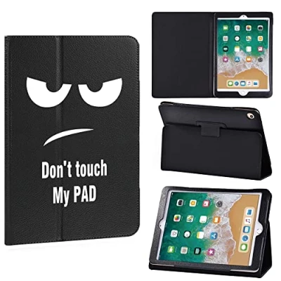 Image of Printed Leather slim lightweight Stand Cover Case For New iPad Mini 5th Generation 7.9&quot; 2019 / 4 2015 with Auto Sleep/Wake, (don&#039;t touch my pad)