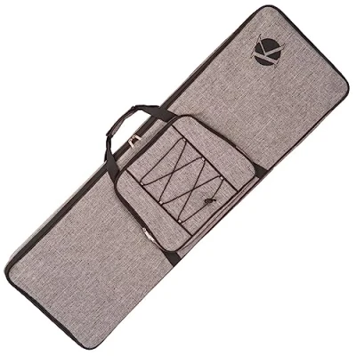 Image of Kinsman KUEB9 Ultimate Bass Guitar Bag, Grey