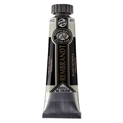 Image of Rembrandt Oil Colour Tube 15 ml Pearl White 817