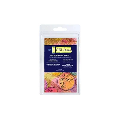 Image of Gel Press Monoprinting Print Plate 3 X 5 (7.6 12.7 cm) Printmaking Supplies Reusable Printing Plates for Art Card Making, Scrapbooking, Journaling, Arts &amp; Crafts