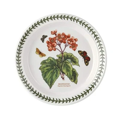 Image of Botanic Garden Flowering Begonia 8 inch 20cm Salad Plate