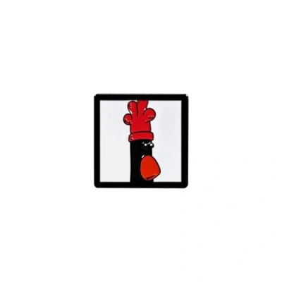 Image of Half Moon Bay Feathers McGraw Enamel Pin Badge Wallace and Gromit Gifts &amp; Merchandise Badges For Lanyard Pins Women Men Gift