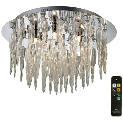 Image of Tropez Ceiling 6 Light G9 RGB LEDs And Remote Control Polished Chrome/Glass