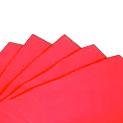Image of arkCRAFT Felt Sheets, A4 Size, 5 Per Pack (Red)
