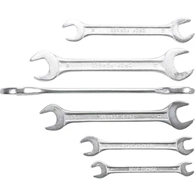 Image of BGS Diy 1234 Double Open End Spanner Set 6 x 7 18 19 mm pcs.