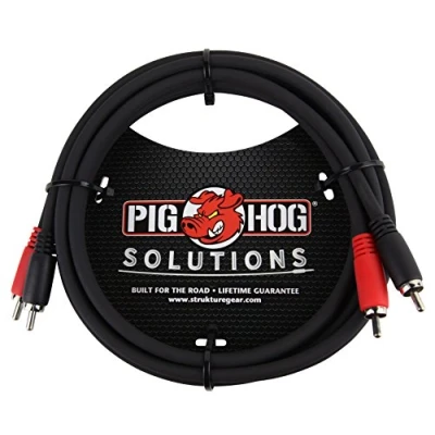 Image of Pig Hog Dual Cable, 6 feet, RCA, (PDRCA06)