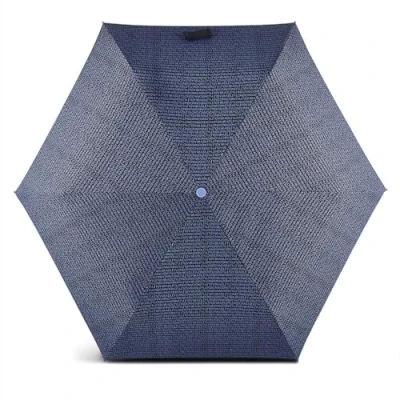 Image of RADLEY London Womens Ladies Signature Logo Mini Telescope Umbrella in Ink Blue