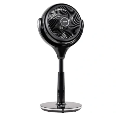 Image of Baridi Pedestal Fan with Remote Control 10in Black