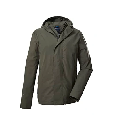 Image of G.I.G.A. DX GS 147 MN JCKT 39318 000 Men&#039;s Casual Functional Outdoor Jacket with Hood Olive 4XL