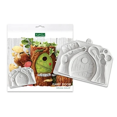 Image of Katy Sue Fairy Door Silicone Mould for Cake Decorating &amp; Craft. Use with Fondant Clay from Moulds