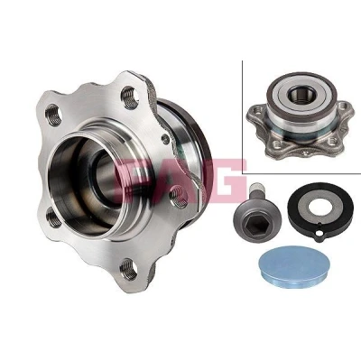 Image of 4G0501611, 4G0501611WB, 4G0598611, 4G0598611WB Wheel bearing kit FAG 713 6109 20 Photo corresponds to scope of supply 142mm AUDI: A6 C7 Avant