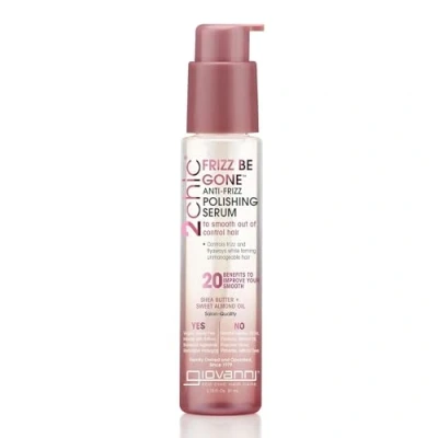 Image of Giovanni 2chic Frizz Be Gone Shea Butter &amp; Sweet Almond Oil Polishing Serum, 2.75 Ounce